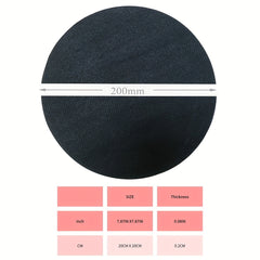 Round Mouse Pad with Non Slip Rubber Base Small Size 7.87 X 7.87 X 0.1inch