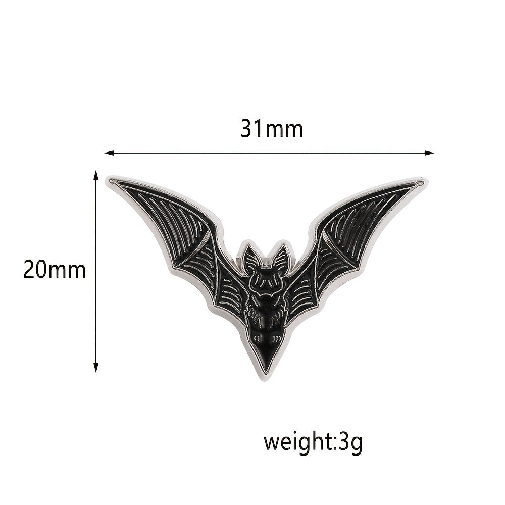 Bat Enamel Pin Witchy Style Spooky Lapel Jewelry