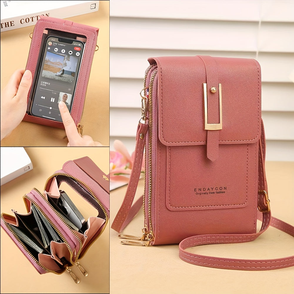 Touch Screen Crossbody Mobile Phone Bag Women's Mini Shoulder Bag