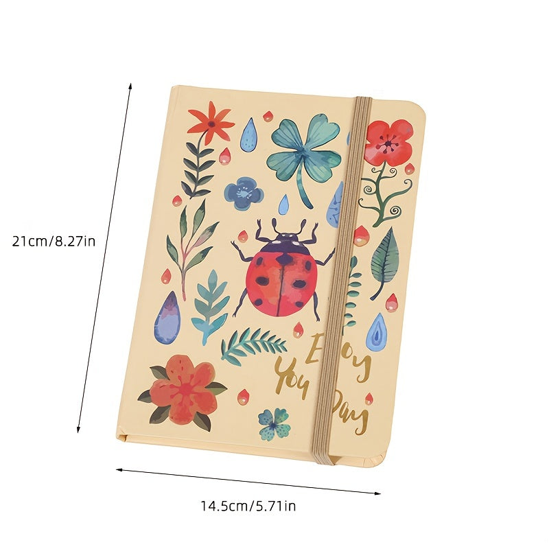 A5 Hardcover Journal Diary Animal Plant Cover Lined Pages Notebook