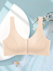  Ditsy Print Front Closure T-shirt Bra