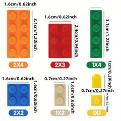 500pcs Building Blocks Set ABS Plastic Educational Bricks Ideal Gift