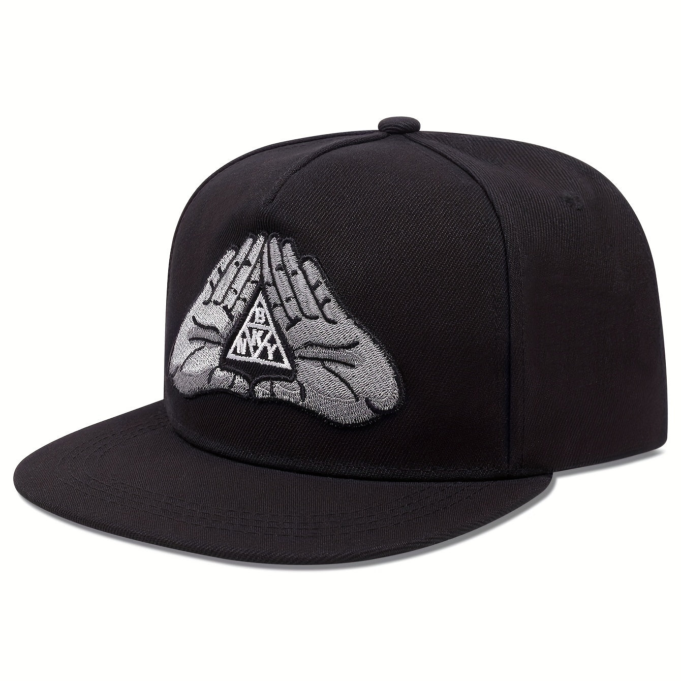 Men's Double Hands Mult. Flat Brim Hat