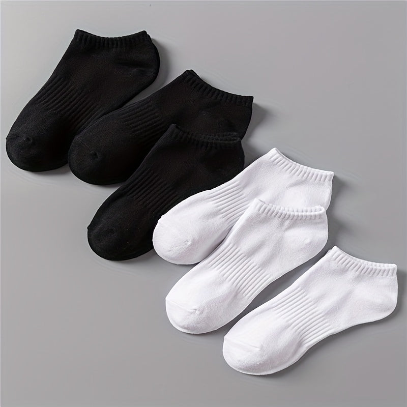 6 Pairs Lightweight Ankle Socks Women's Stockings & Hosiery