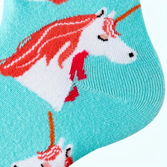 Unicorn Pattern Socks Women's Mid Tube Stockings