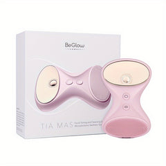 Polymeric Microcurrent Facial Cleansing Brush Face Massager For Pore Cleaning