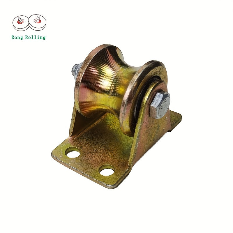 2pcs Sliding Gate Roller U Groove Wheel 45 Steel Material