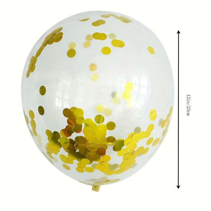 Birthday Party Balloon Set Film Glitter Latex Venue Layout