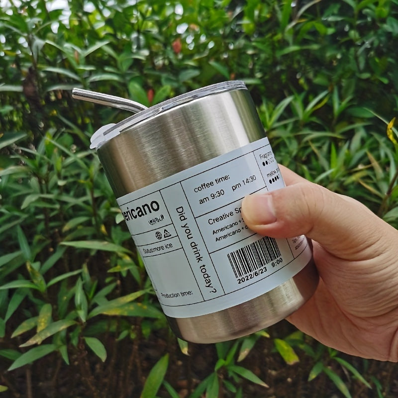 Double Layer Vacuum Water Cup 20oz Leakproof Stainless Steel Coffee Cup