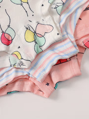 3pcs Cartoon Pattern Panties Comfy Kid's Underwear