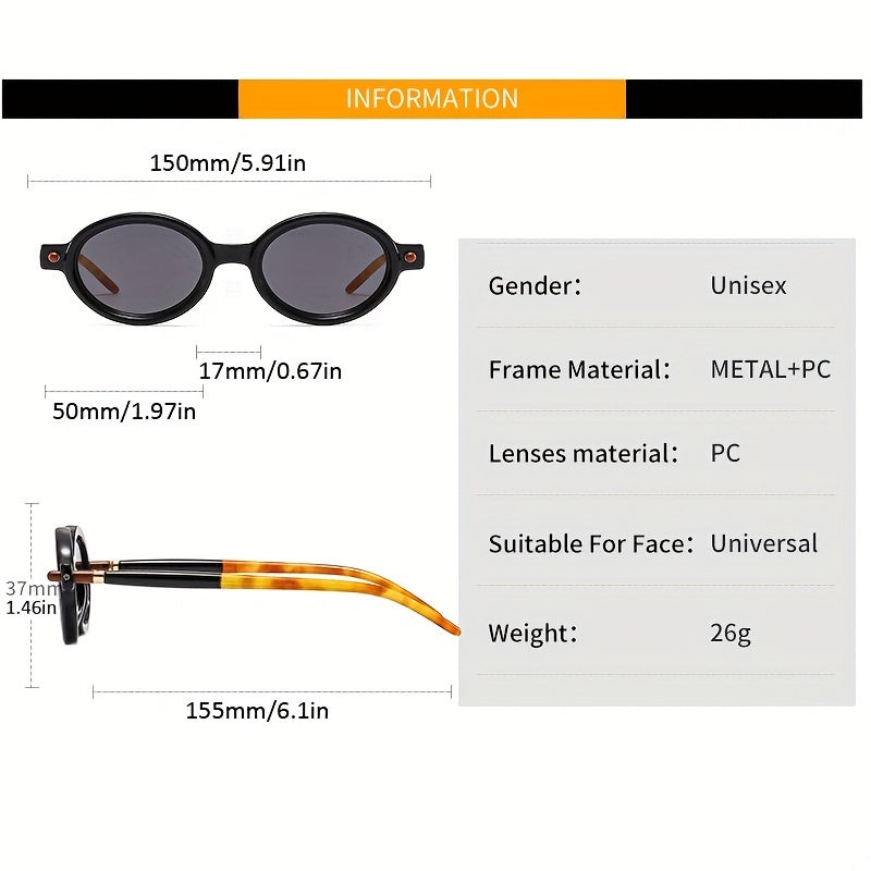 Men's Oval Frame Outdoor Sports Sunglasses UV Protection