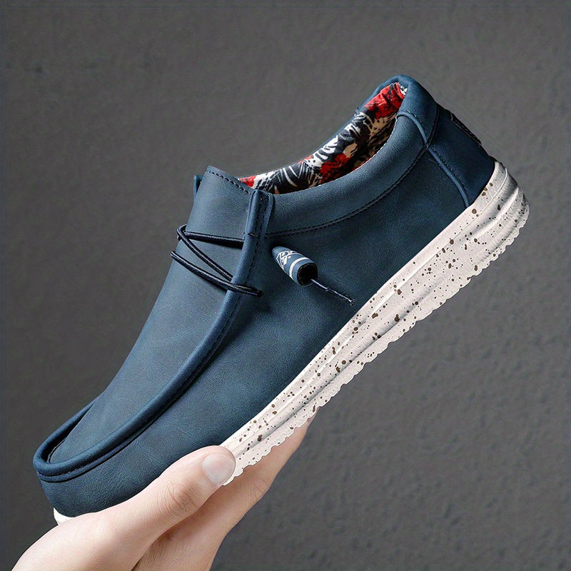 Men's Slip On Loafer Shoes Lightweight Breathable Canvas Sneakers