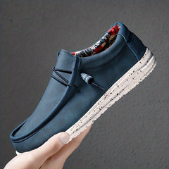 Men's Slip On Loafer Shoes Lightweight Breathable Canvas Sneakers