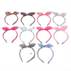 10pcs Bow Hair Hoop Kids Accessories