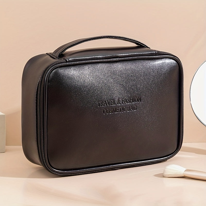 Minimalist Zipper Makeup Zipper Organizer Solid Cosmetic Bag