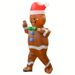 Gingerbread Man Inflatable Costume - Adult Size