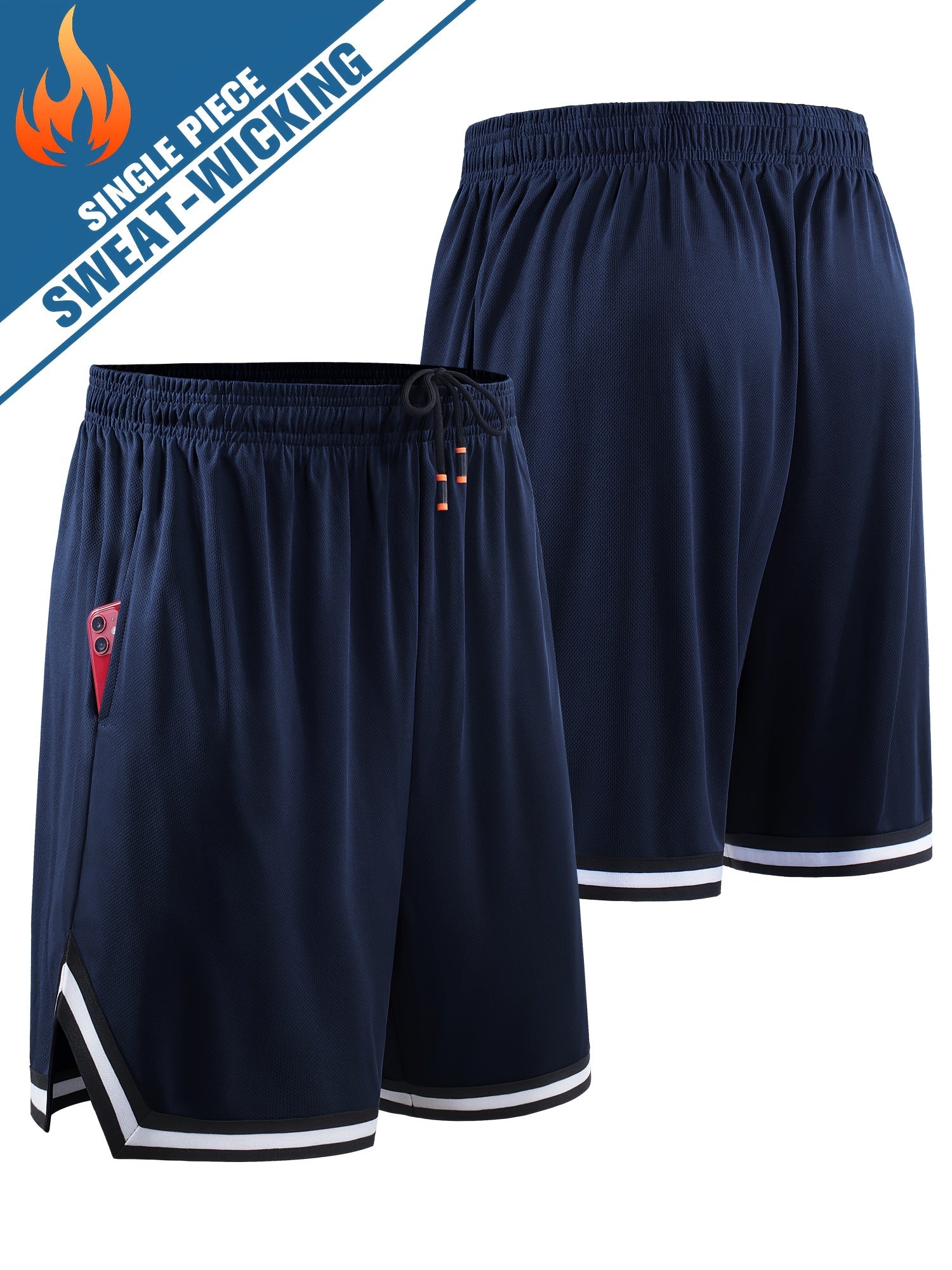 Men's Fast Drying Sports Shorts for Running Basketball Training