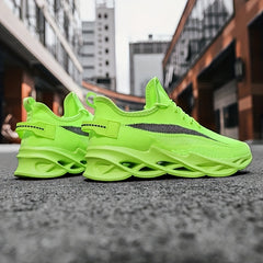 Breathable Lace Up Running Shoes Soft Comfortable Non slip Sneakers