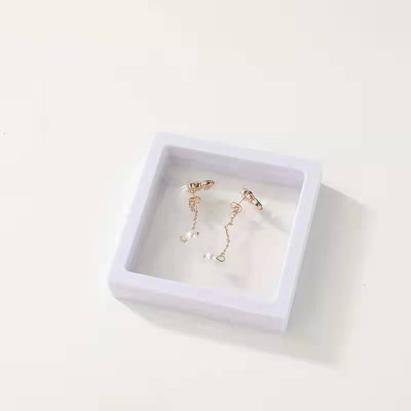 PE Transparent Film Jewelry Storage Box Set