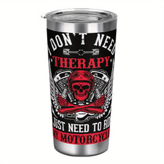 20oz Stainless Steel Insulated Travel Mug with Lid & Straw BPA Reusable