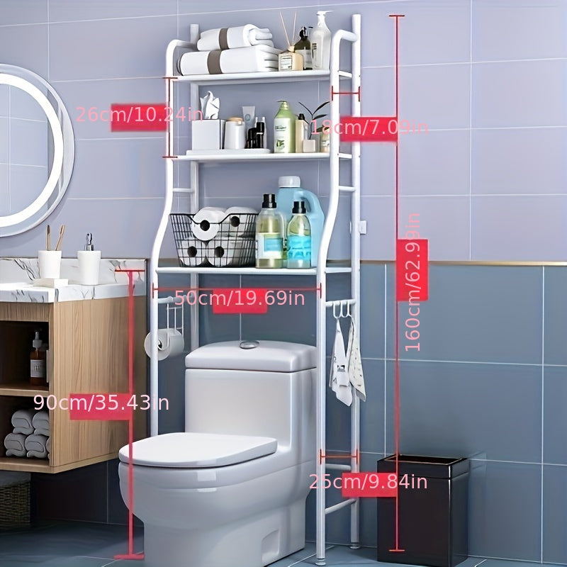 3 Tier Over The Toilet Storage Rack Bathroom Shelves Organizer