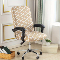 Stretchable Office Chair Slipcover Jacquard Computer Chair Cover Armchair