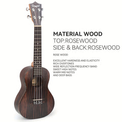 Camwood UKULELE Rosewood 21 23 66 04 Cm For Beginners