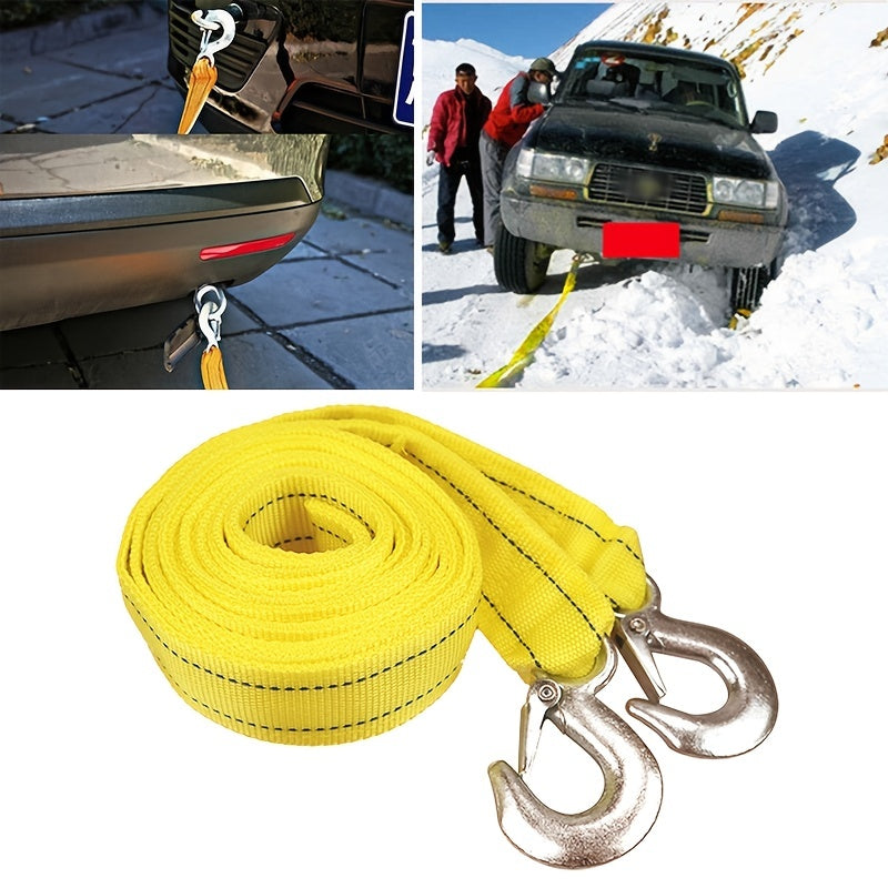 5 Ton Towing Rope Heavy Duty Nylon Recovery Strap Emergency Vehicle Recovery