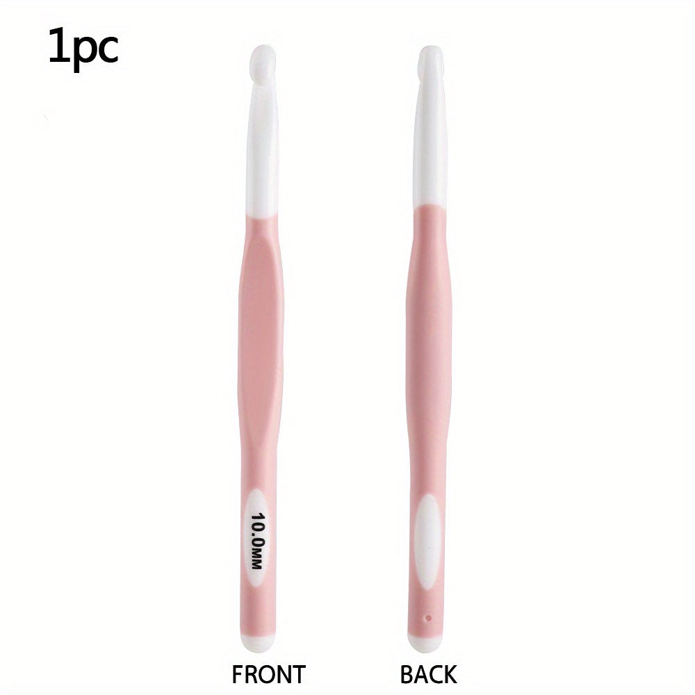 1pc Ergonomic Handle Crochet Hooks 8-15mm