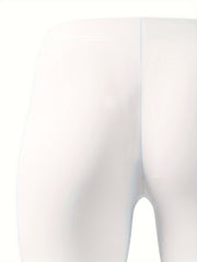 Girls Thick Kitty Graphic Leggings Comfy Solid Leggings