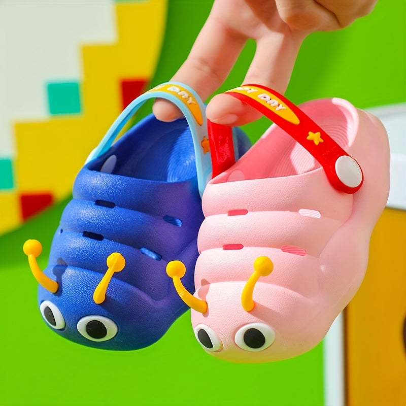 Baby Girl's Cartoon Printed Foam Slides Non Slip Slippers Clogs
