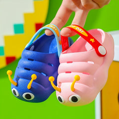 Baby Girl's Cartoon Printed Foam Slides Non Slip Slippers Clogs
