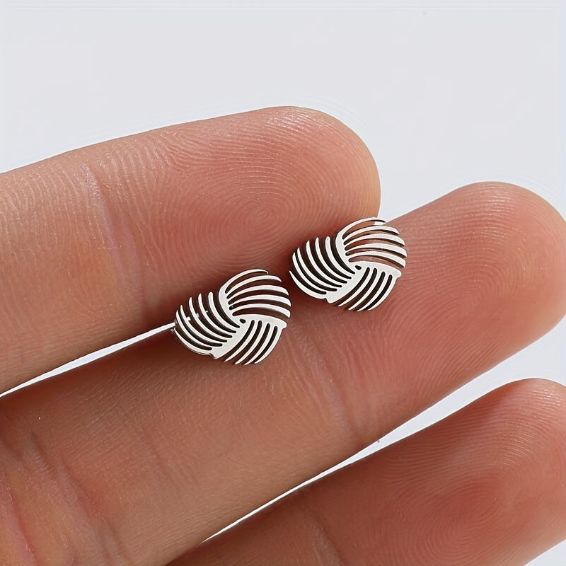 Geometric LoveShape Earrings Retro Accessories Jewelry For Men