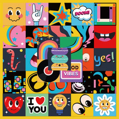 30 Cartoon Strange Stickers Laptop Luggage Phone Journal Book Cup Stickers