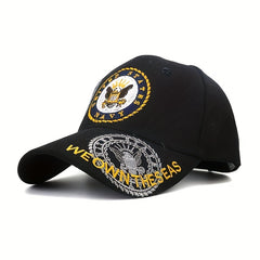 Three Logos Embroidery Baseball Cap Unisex Sports Hat