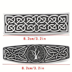 Vintage Viking Celtic Hair Clip Barrette Women Hair Head Jewelry