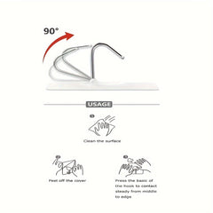 Heavy Duty Adhesive Hooks Towel Coat Hooks Waterproof Kitchen Bathroom