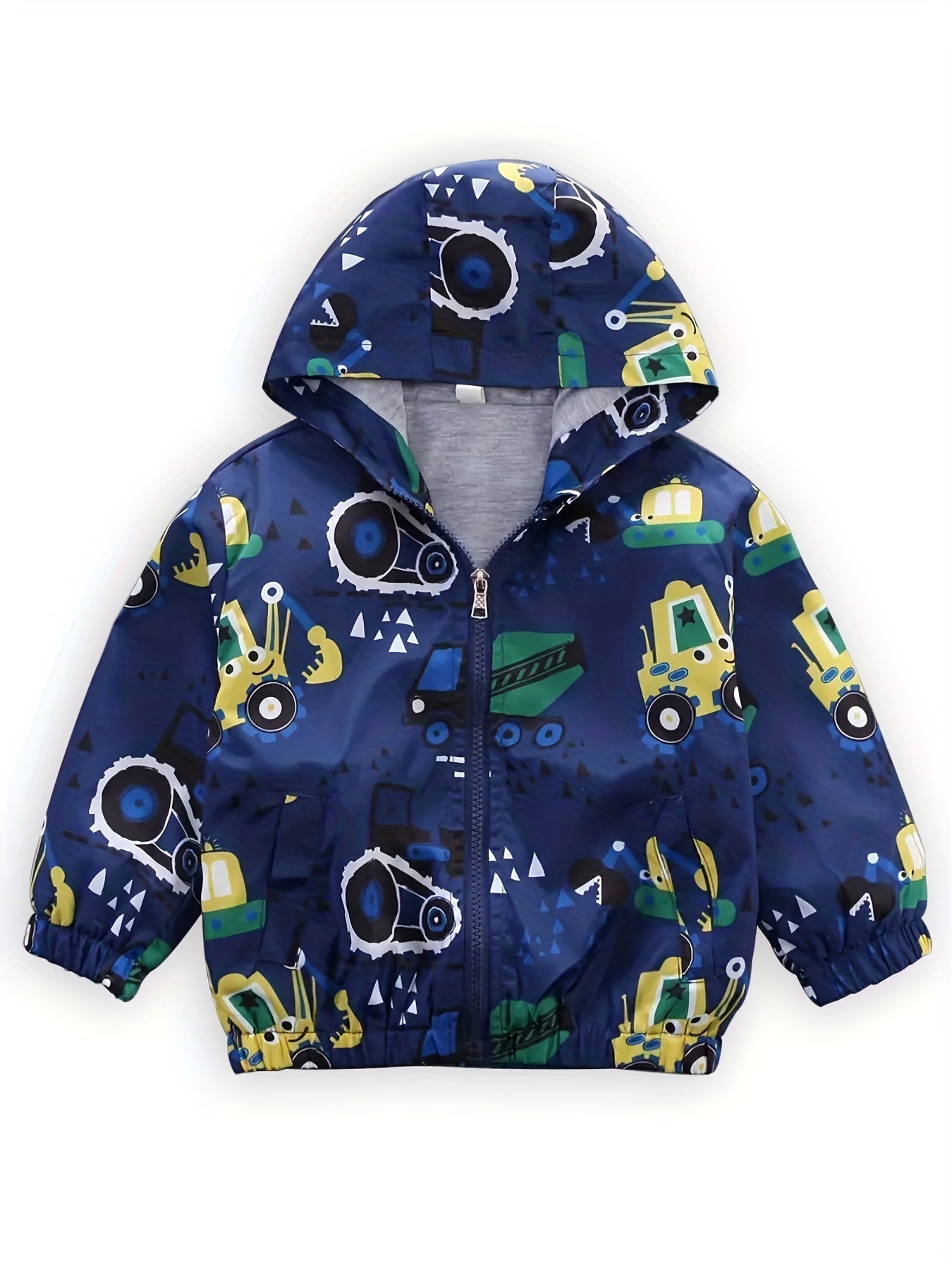 Boys Dinosaur Hooded Jacket Windbreaker Kids Clothes