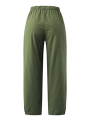 High Waist Loose Fit Harem Pants