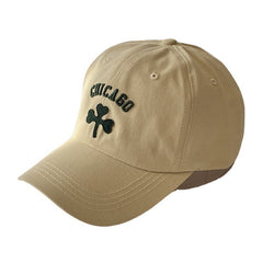 Clover Peaked Cap Soft Top Baseball Cap Couple Hat