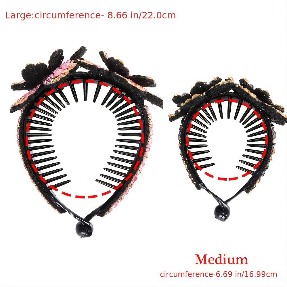 Rhinestone Flower Hair Clip for Women Birthday