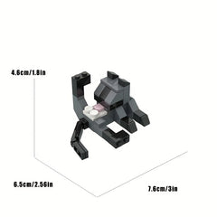 MOC Building Blocks Cat & Dog Creative DIY Toy for Teens & Adults