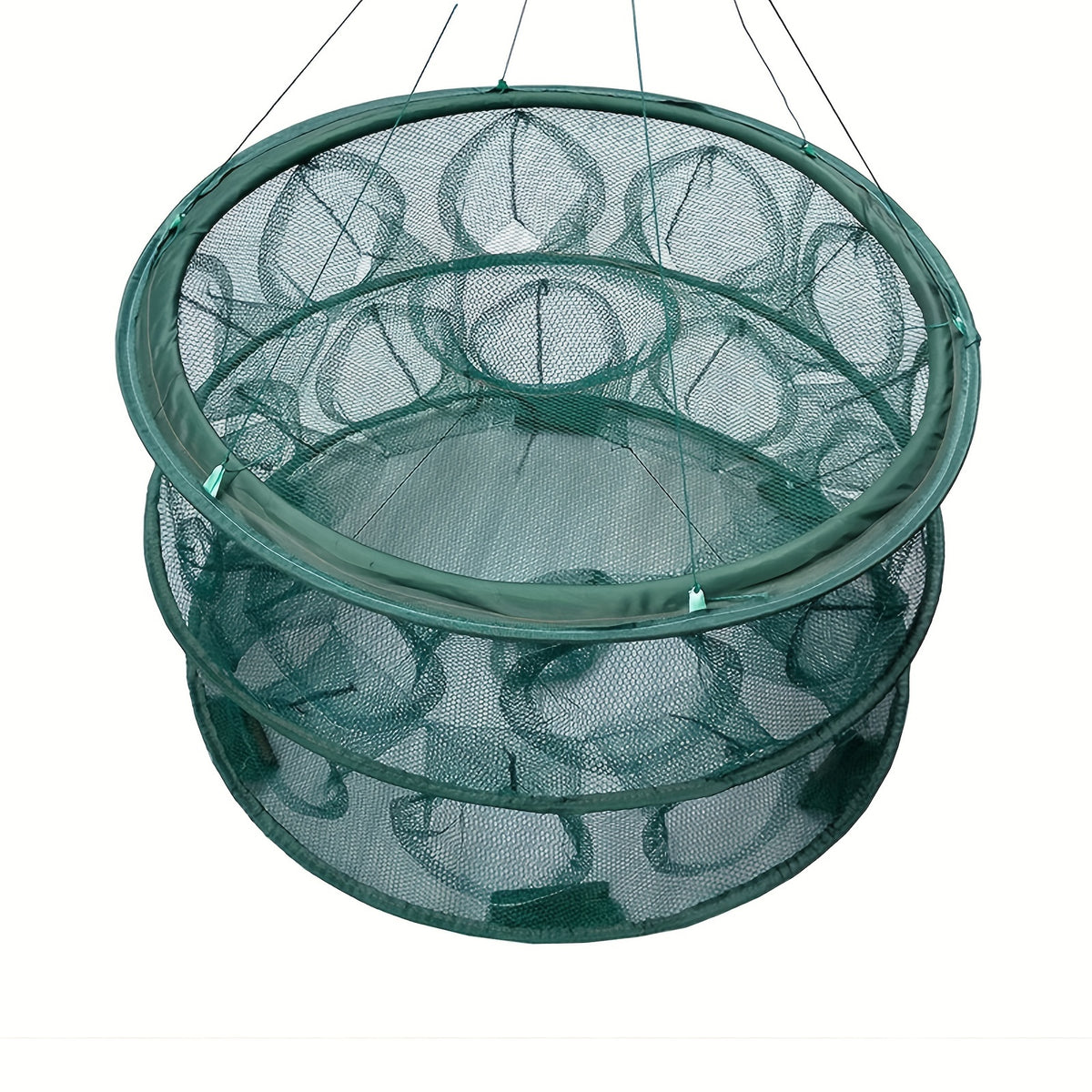 Automatic Open Fishing Nylon Net Folding Fishing Cage For Shrimp