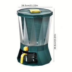 Large Capacity Rotating Rice Bucket with Grids