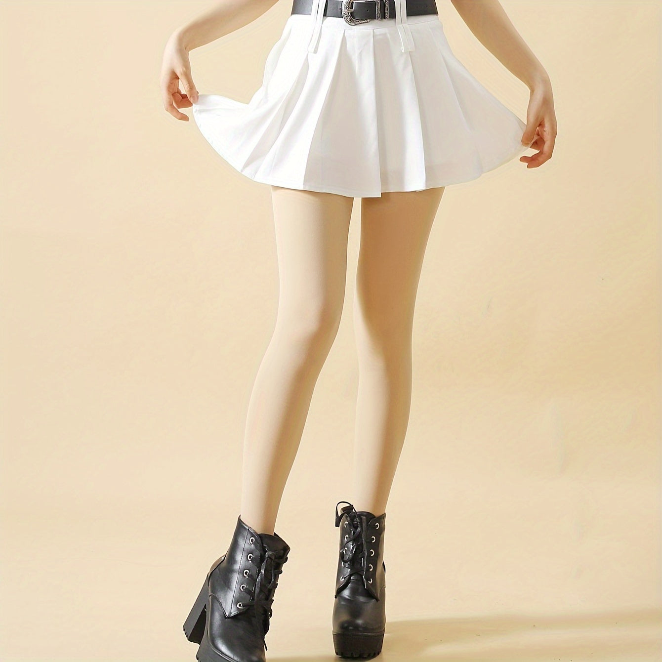 High Waist Slim Footed Pantyhose Women's Stockings