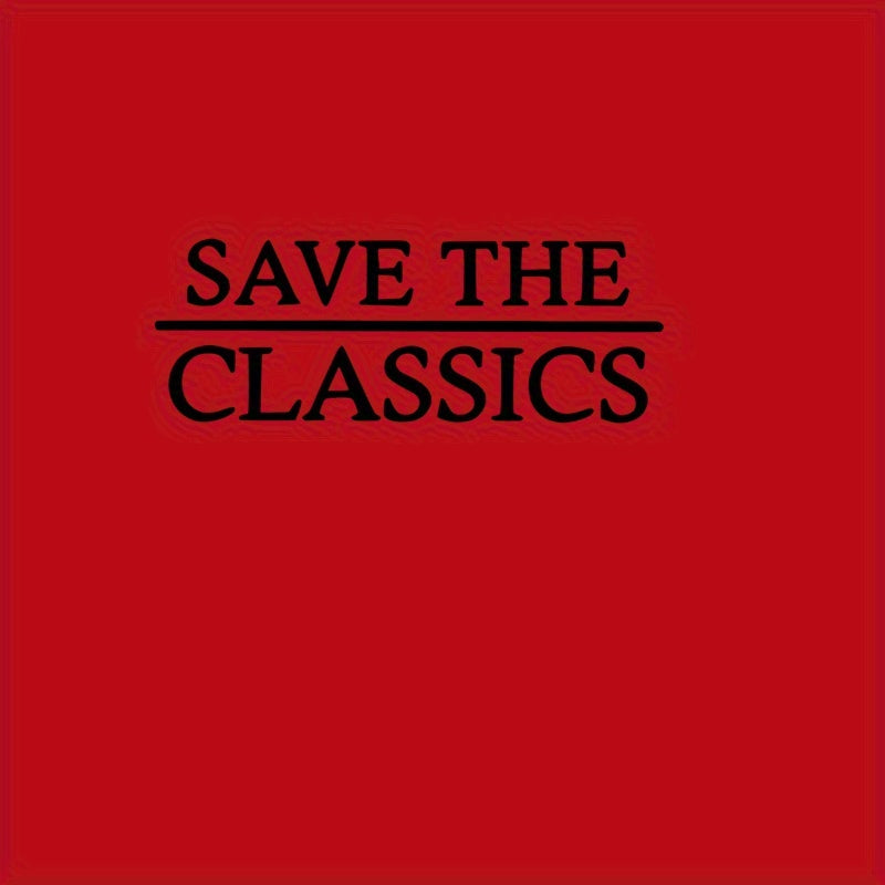 Save the Classics Vinyl Sticker Waterproof Sun Protective Self Adhesive