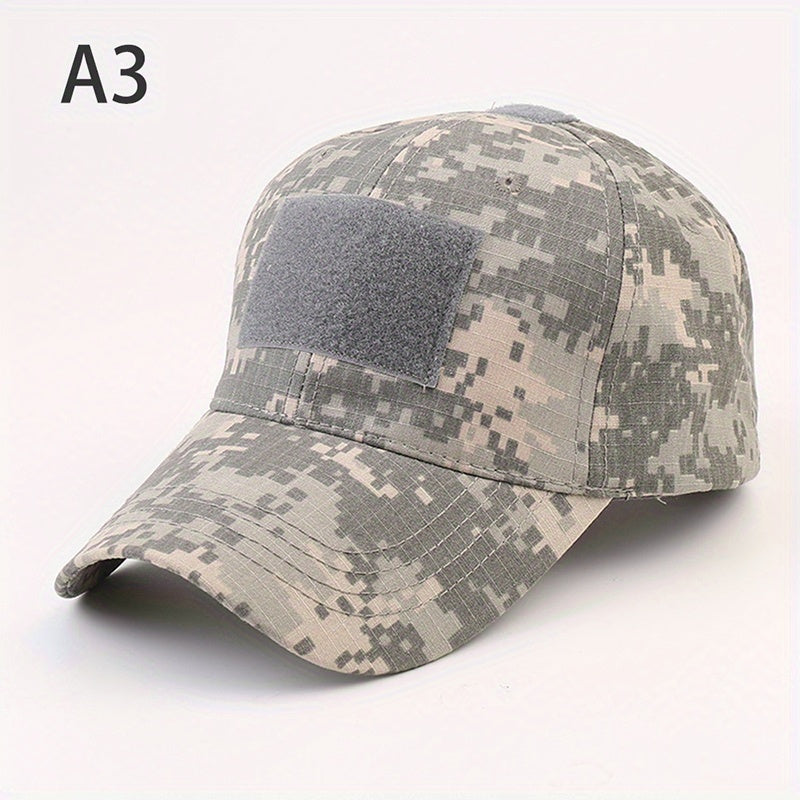 Tactical Patch Baseball Cap Unisex Adjustable Sun Hat
