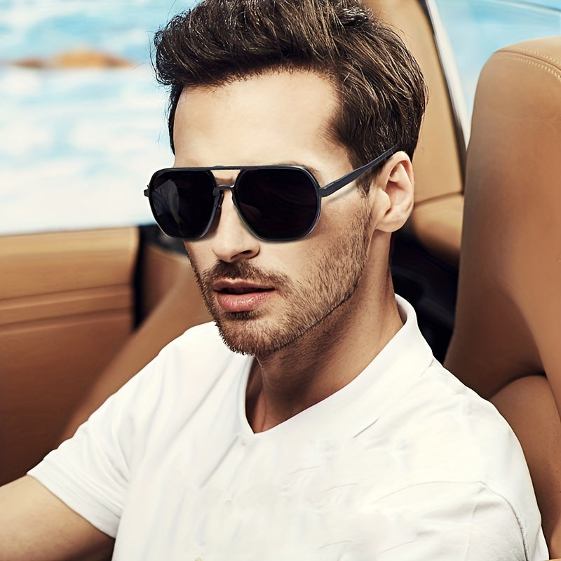 Polarized Aviator Sunglasses Aluminum Frame UV400 Protection Glasses