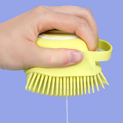 Silicone Pet Hair Comb & Scalp Massager for Dogs - Tangle Removal & Skin Health