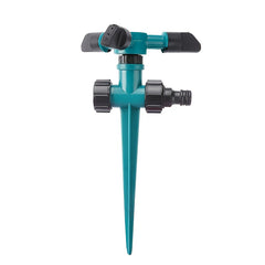 Automatic Rotating Garden Nozzle With Ground Spike Watering Sprinkler